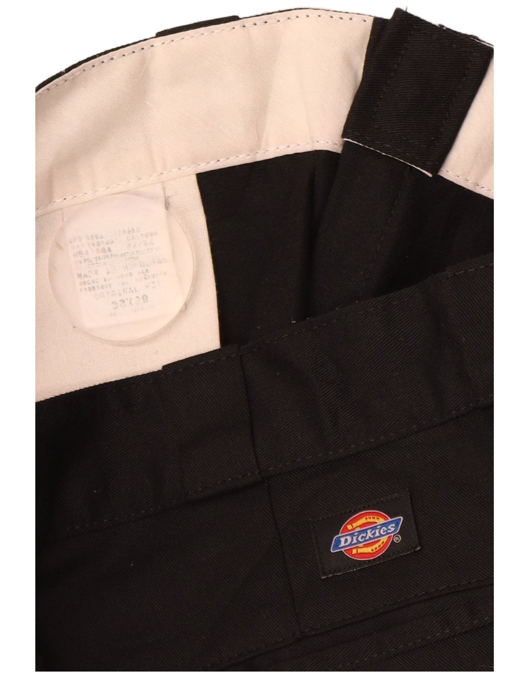Pantaloni chino drepți pentru bărbați Dickies L36 L28 Poliester negru