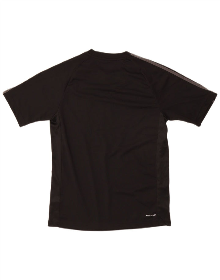 Tricou cu grafică Adidas Aeroready pentru bărbați Top mic poliester negru