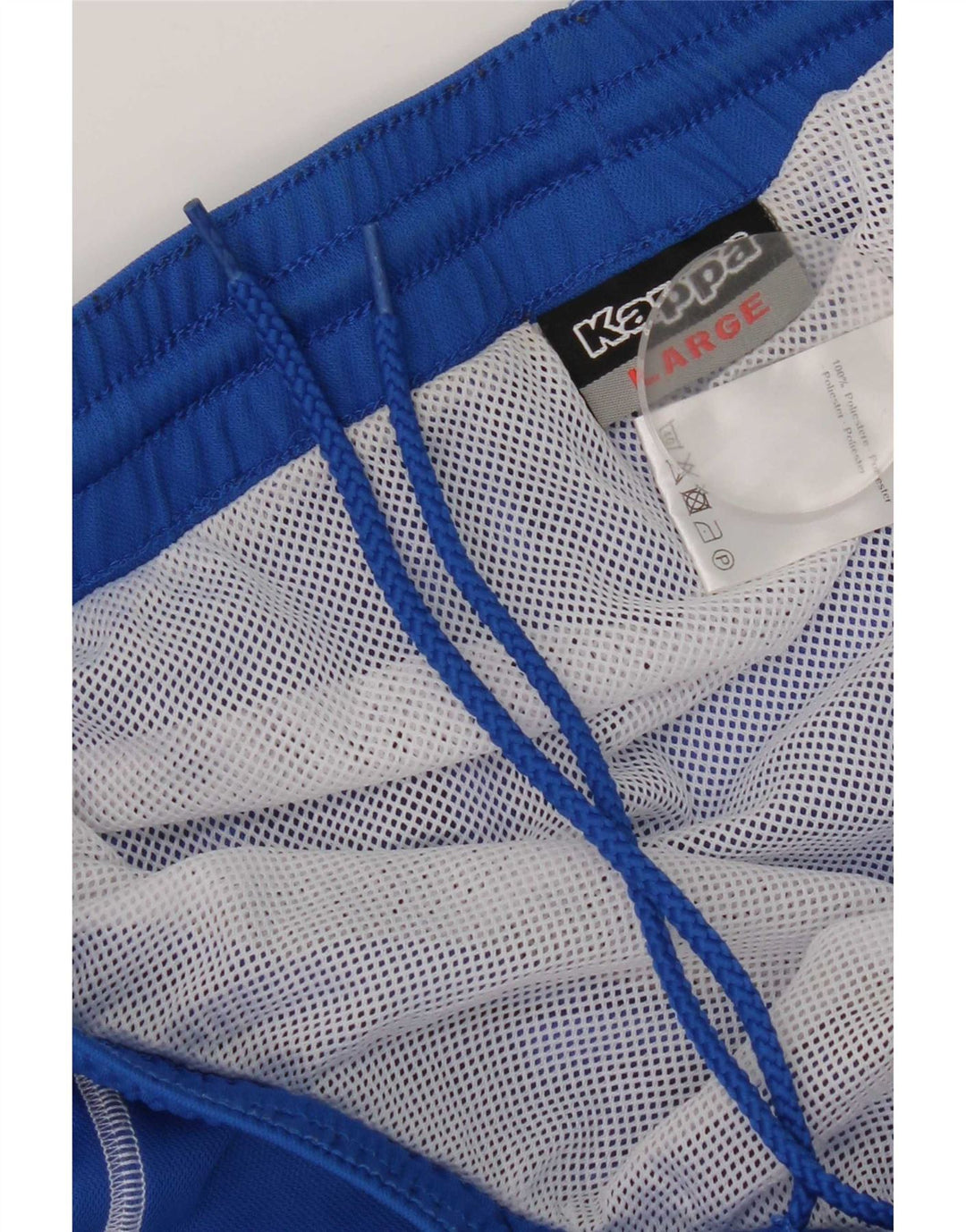 Pantaloni scurți sport grafic Kappa pentru bărbați, mari, albastru, poliester