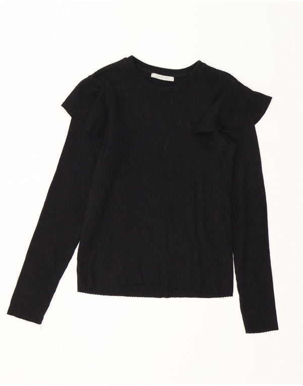 Bluză pentru femei Zara UK 12 Medium Negru