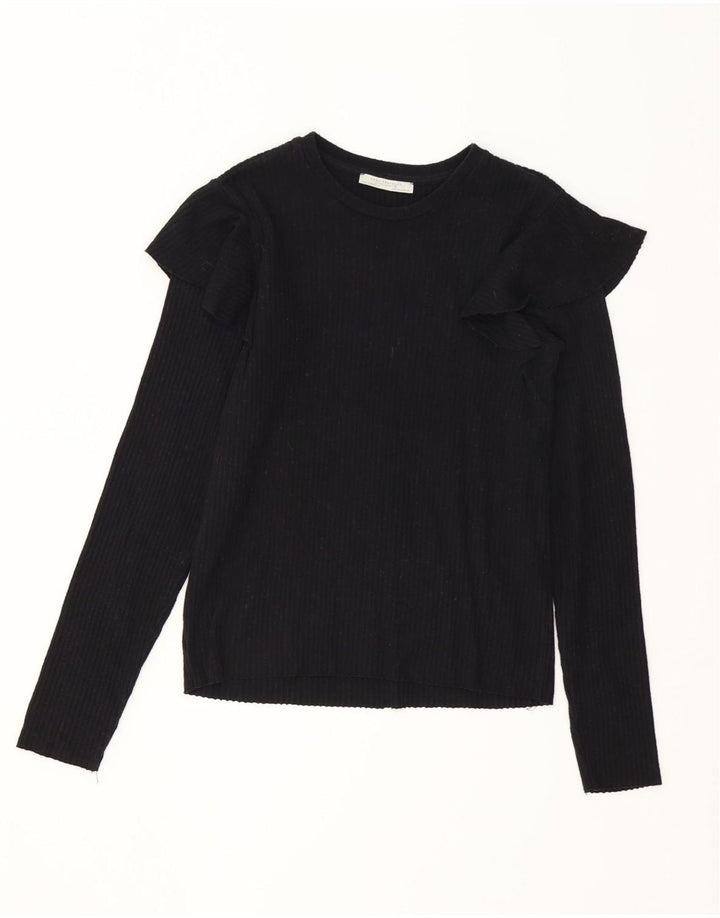 Bluză pentru femei Zara UK 12 Medium Negru