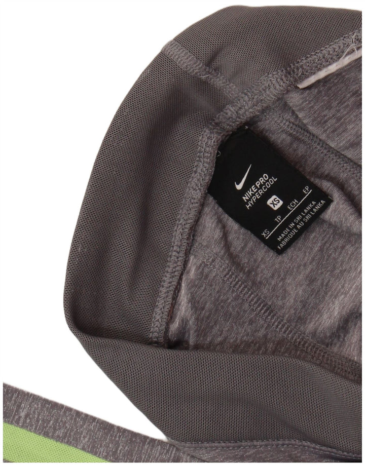 Leggings grafici pentru femei NIKE UK 6 XS gri