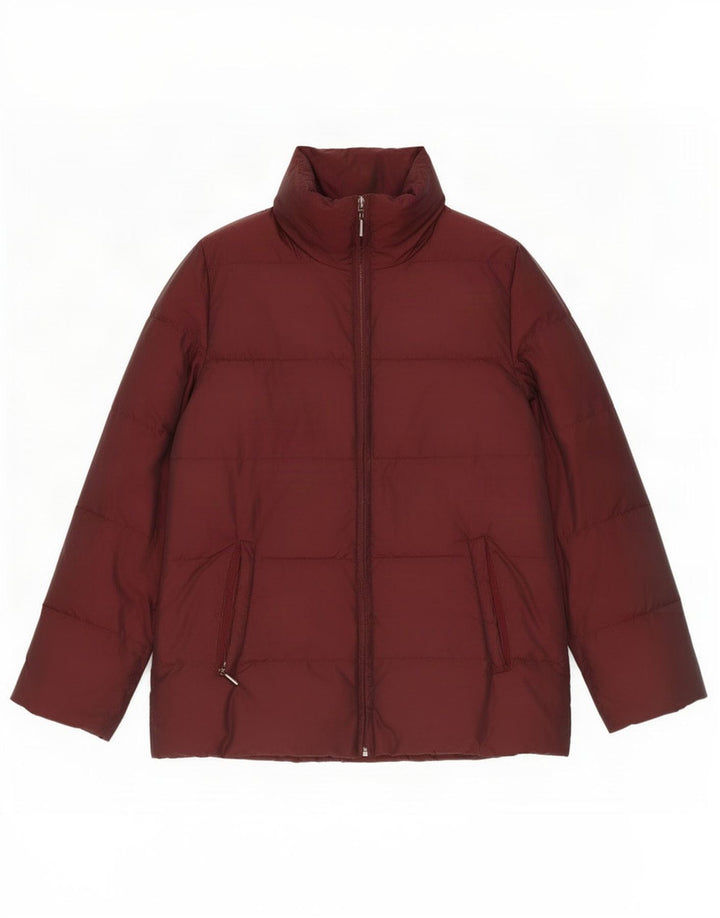 Jachetă căptușită pentru femei Zara UK 14 Medium Maroon