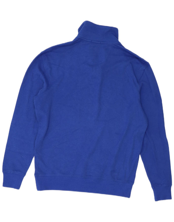 Pulover Jack Wills pentru bărbați, cu tăiere relaxată, cu gât polo XS, bumbac albastru