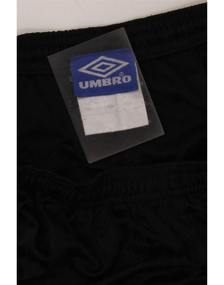UMBRO Pantaloni scurți sport pentru bărbați, mari, negru, în dungi