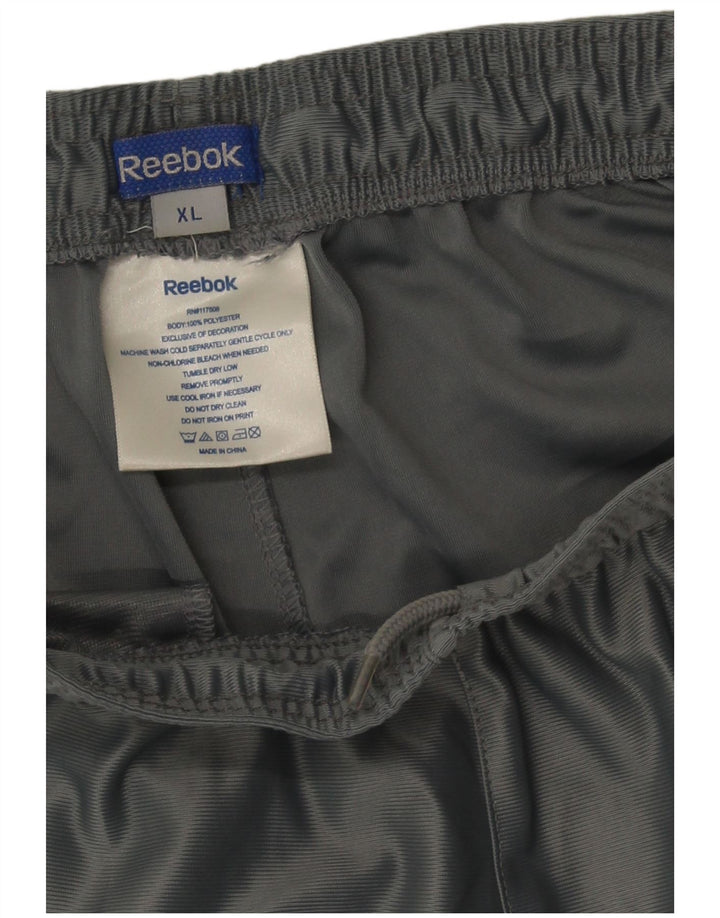 Pantaloni scurți sport pentru bărbați Reebok XL, gri, poliester color bloc