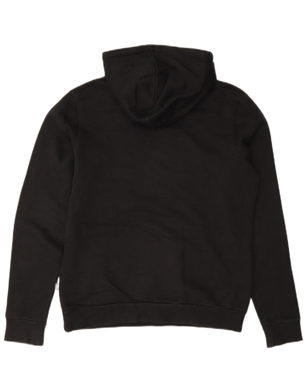 Pulover cu capota cu grafic Puma pentru femei UK 14, mare, negru, bumbac