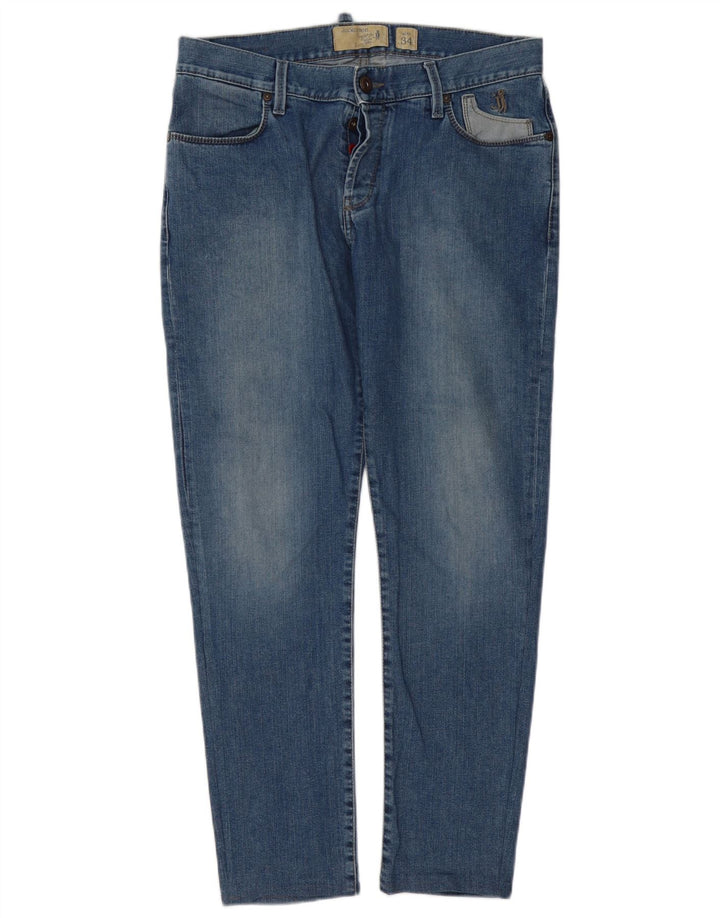 Jeans slim pentru bărbați JECKERSON W34 L30 bumbac albastru