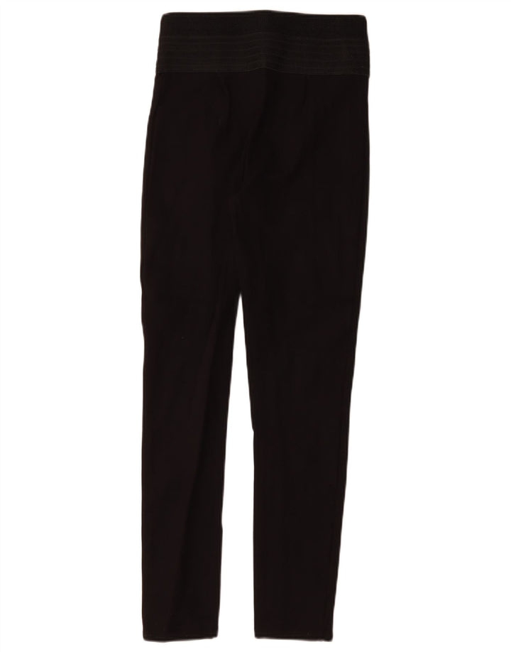 Pantaloni casual slim pentru femei Zara Mici L26 L28 Polietilenă neagră