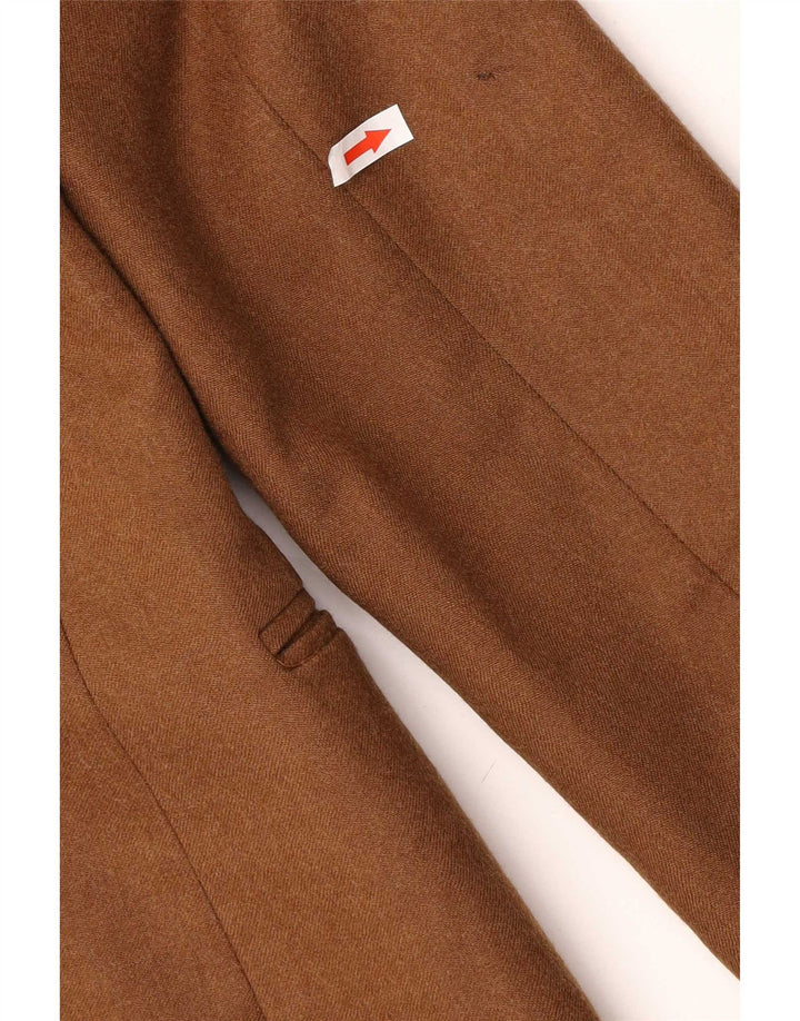 Jachetă Blazer Superior pentru femei cu 3 nasturi IT 42 Viscoză maro medie