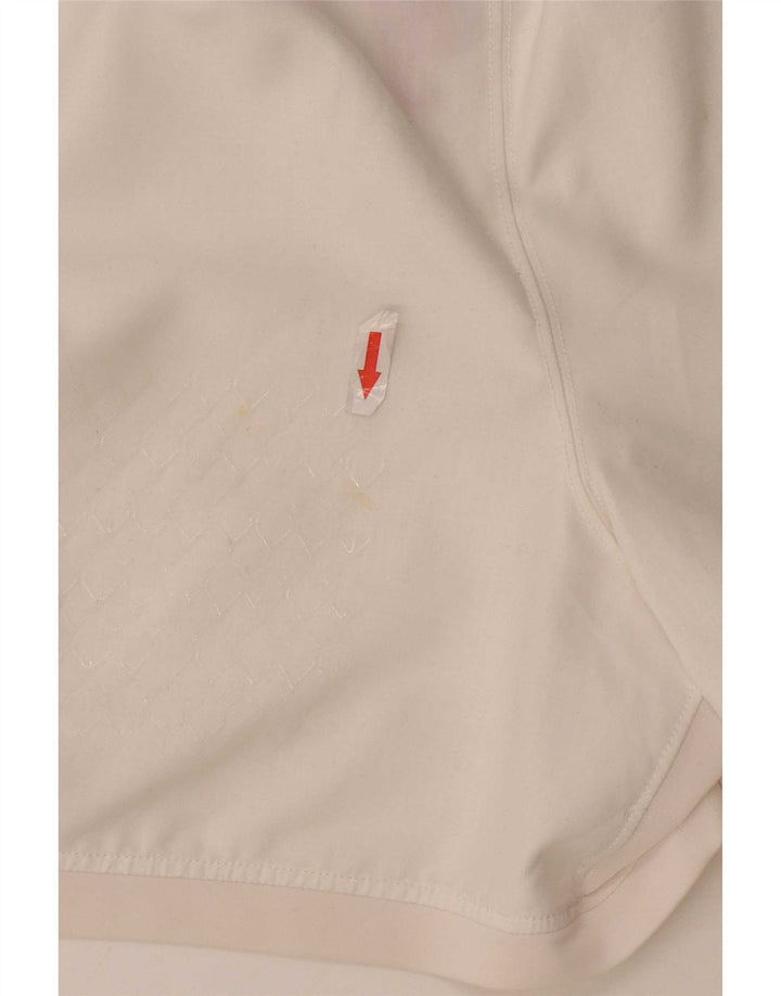 Pantaloni scurți sport Under Armour pentru bărbați Heat Gear, mediu alb, poliester color bloc