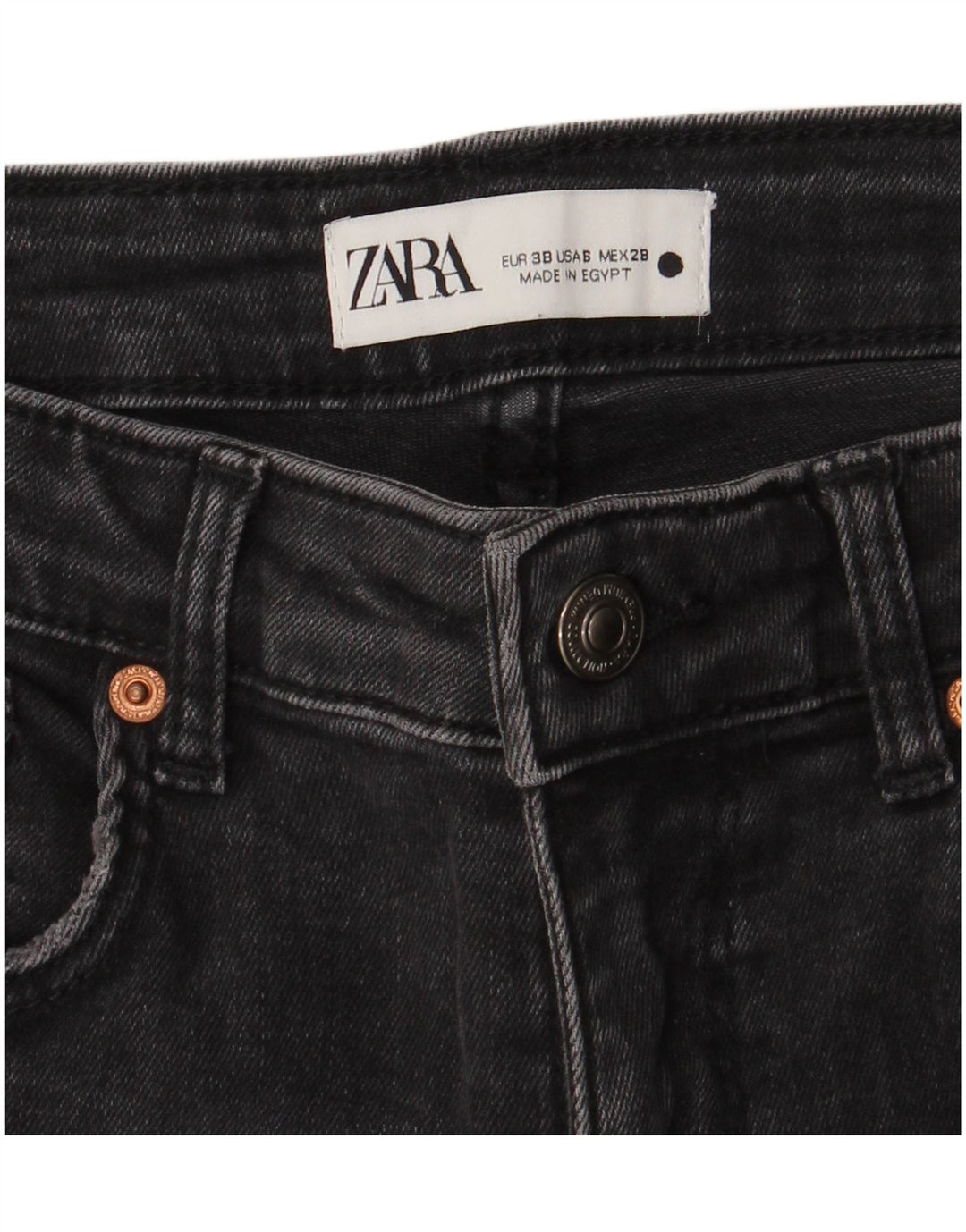 Blugi slim dama Zara EU 38 Mici W28 L25 Gri