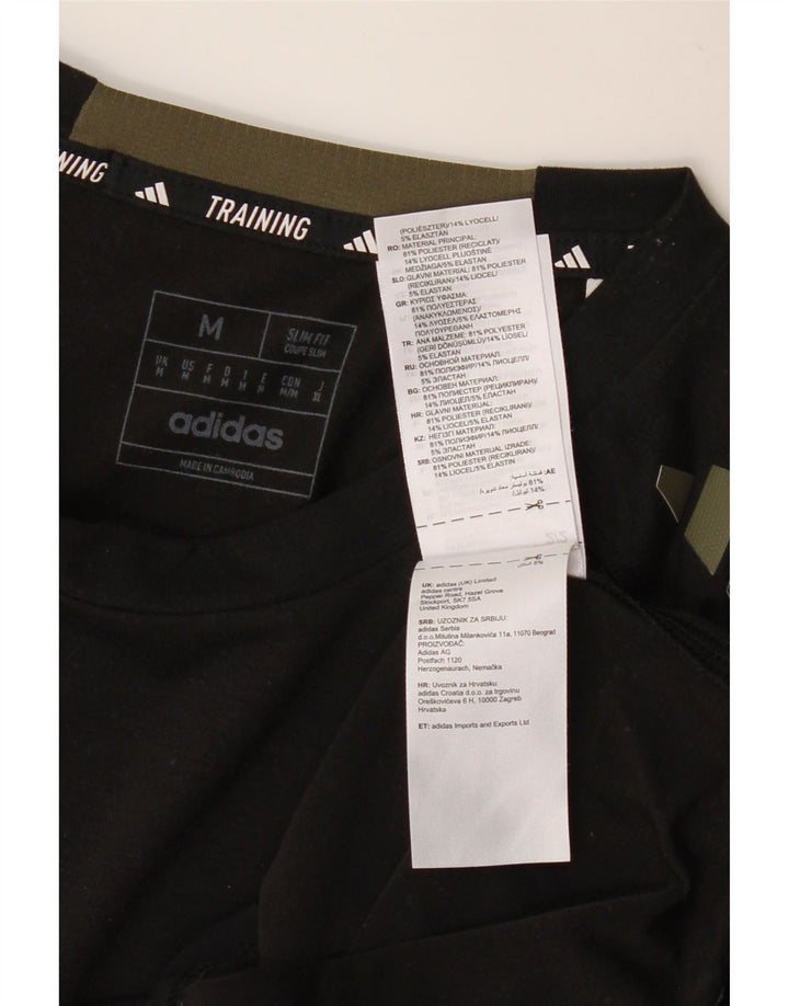 Tricou ADIDAS Aeroready Slim Fit Top Mediu Poliester Negru