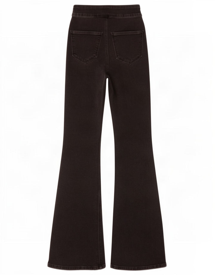 Blugi evazați pentru femei Topshop L26 L32 bumbac negru