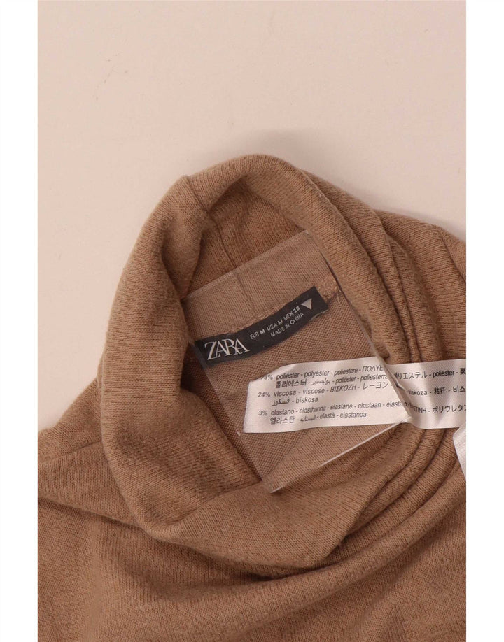 Rochie Pulover pentru Damă Zara UK 14 Maro Mediu Poliester