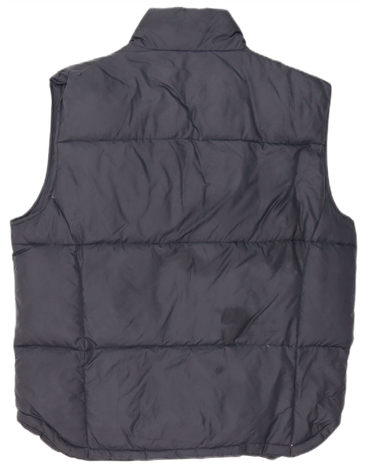 Gilet căptușit pentru bărbați Asics UK 40, mare, nailon bleumarin