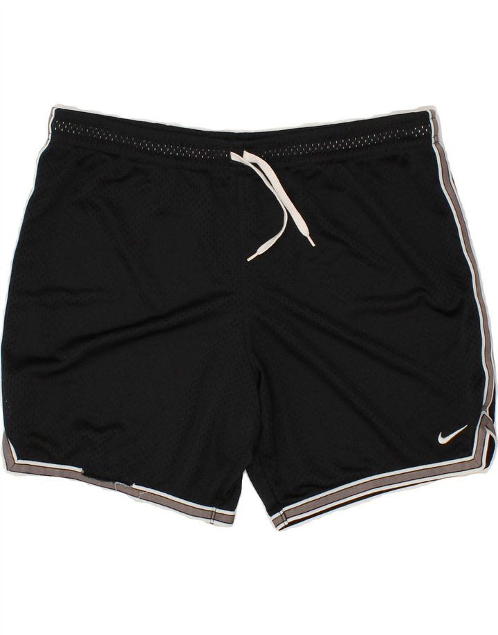 NIKE Womens Sport Shorts UK 8/10 Small Black Polyester Vintage Nike and Second-Hand Nike from Messina Hembry 