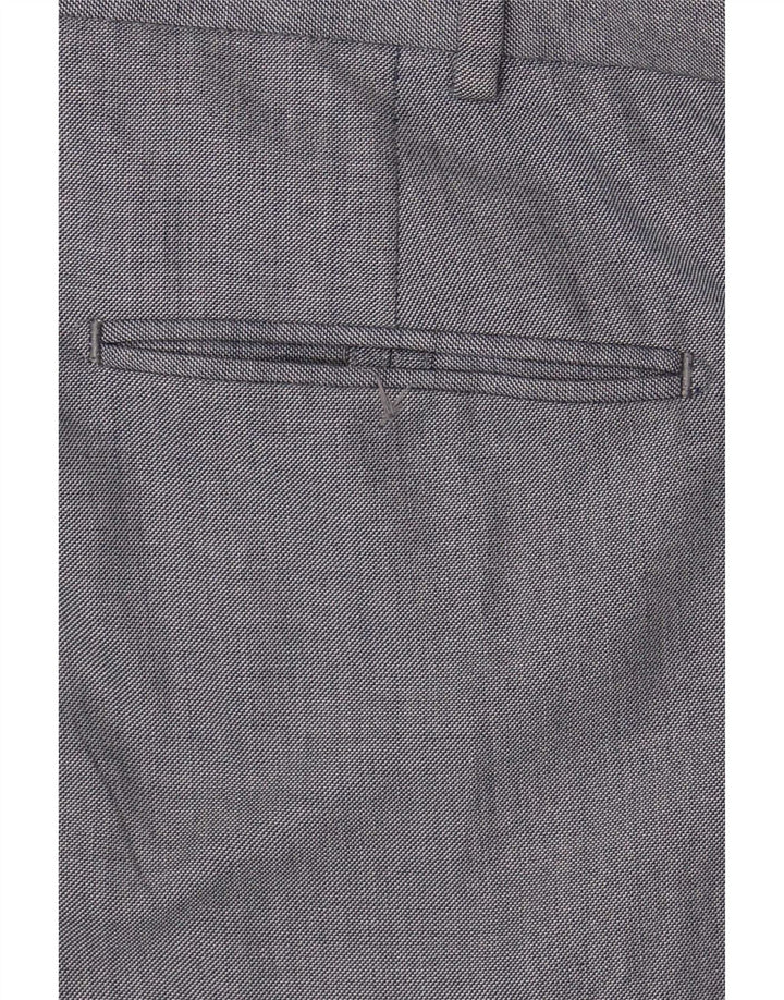 Marks & Spencer Pantaloni drepți pentru bărbați L38 L29 Poliester albastru