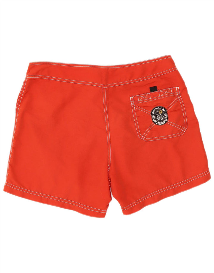 Pantaloni scurți de înot grafic pentru bărbați Scorpion Bay Poliester roșu mare