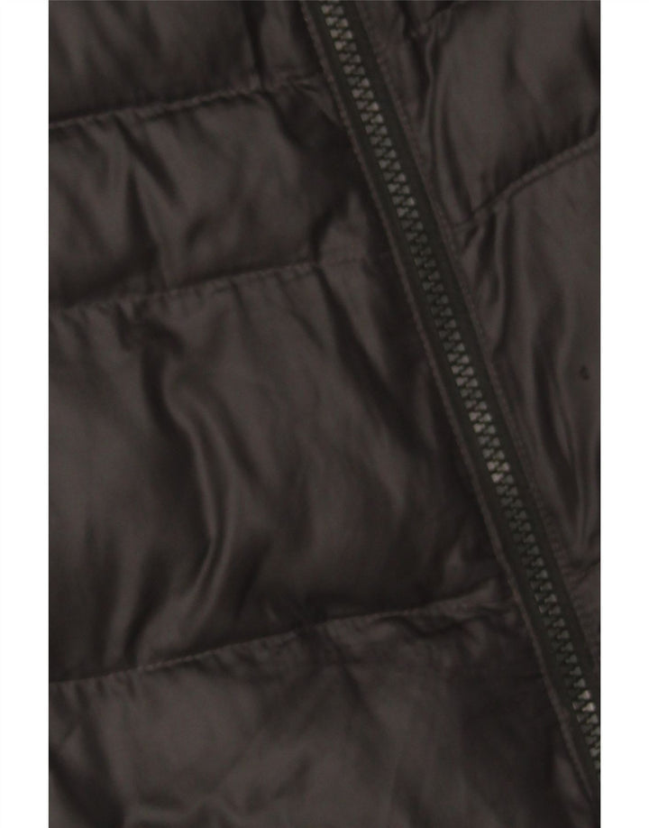 ADIDAS Mens Hooded Padded Gilet UK 36 Small Black Polyester Vintage Adidas and Second-Hand Adidas from Messina Hembry 