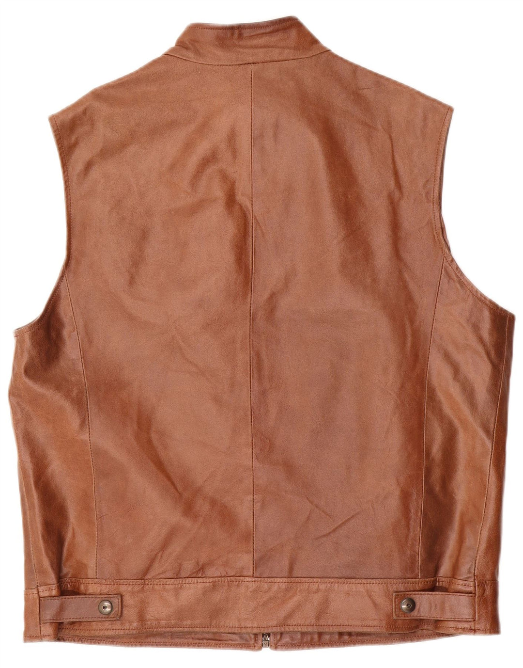 Gilet din piele pentru bărbați Green Leaves IT 54 2XL maro