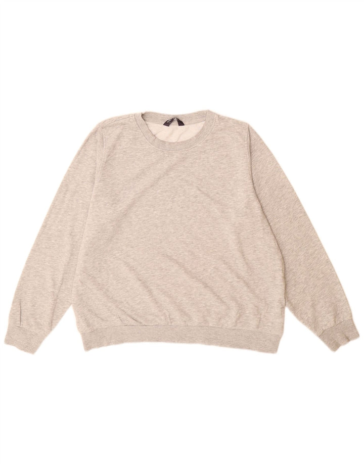 Pulover supradimensionat pentru femei Marks & Spencer UK 16 mare bumbac gri