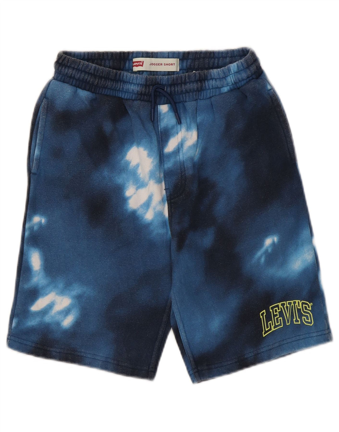 Pantaloni scurți sport cu grafică LEVI'S pentru băieți 12-13 ani, mare, albastru, bumbac cu vopsea