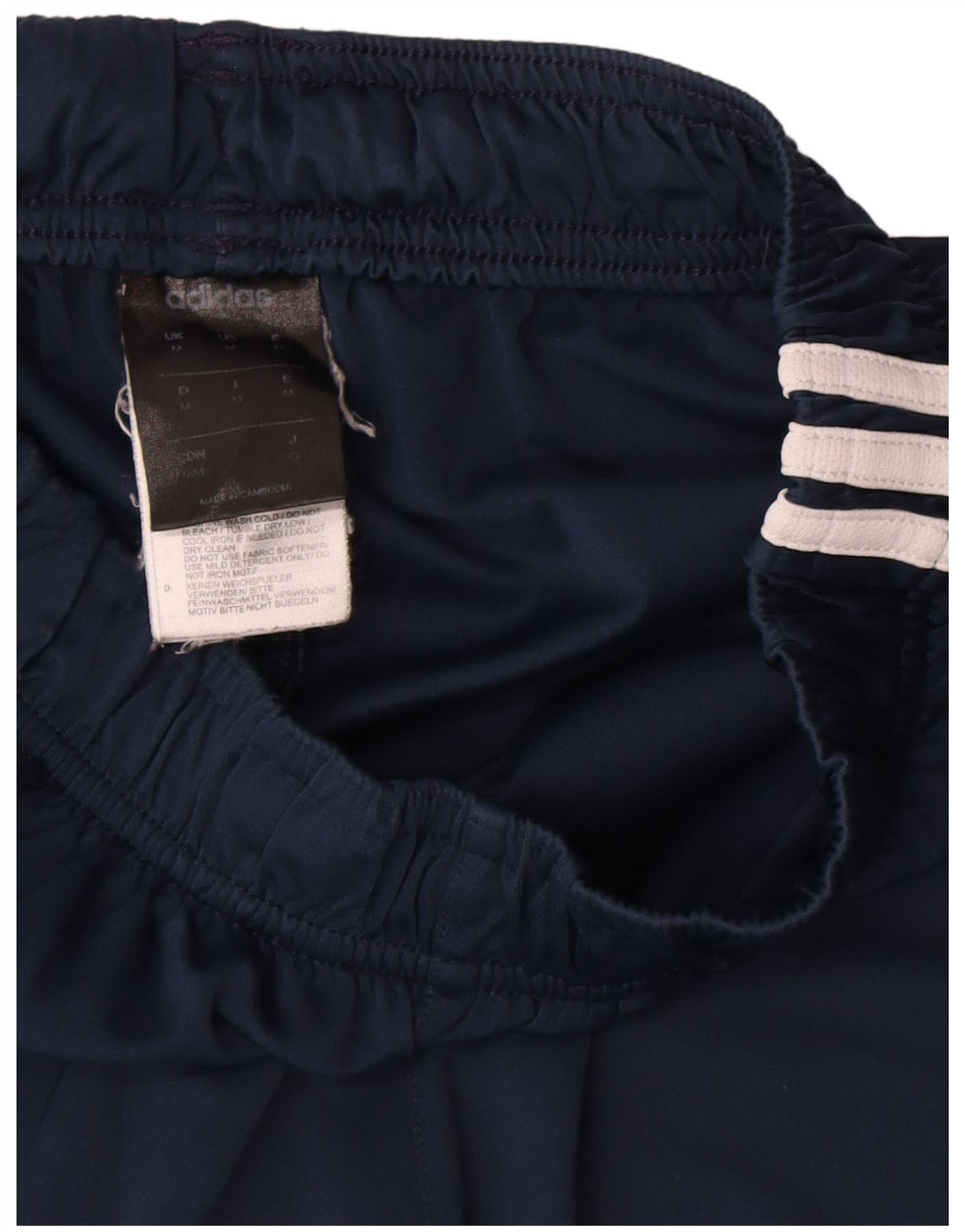 Pantaloni scurți sport Adidas pentru bărbați, poliester mediu bleumarin