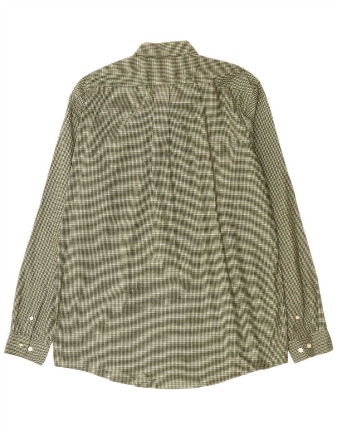 Cămașă pentru bărbați EDDIE BAUER, cu o formă relaxată, din bumbac cu carouri verzi mari