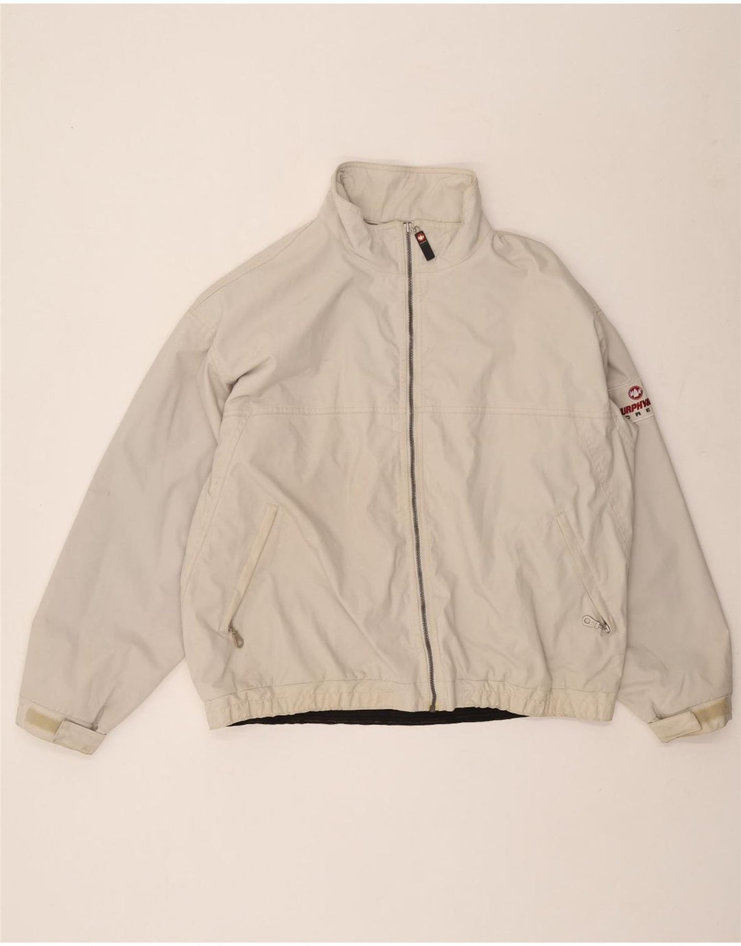 Jachetă de vânt pentru bărbați Murphy & Nye UK 42 XL Alb