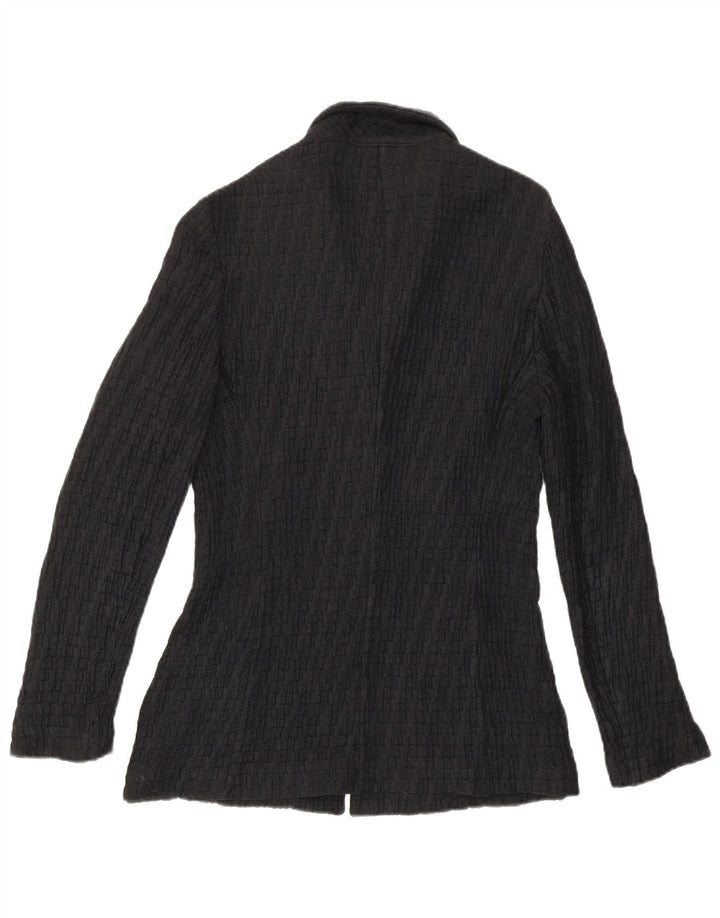 Jachetă pentru femei Boggi tricot cu 3 nasturi IT 42 bumbac cu dungi negre medii
