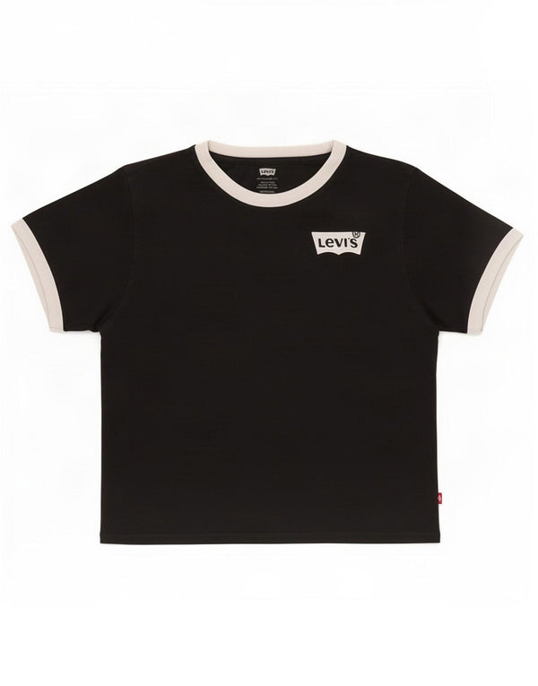 Tricou supradimensionat pentru femei Levi's Top UK 6 XS Negru Colorblock