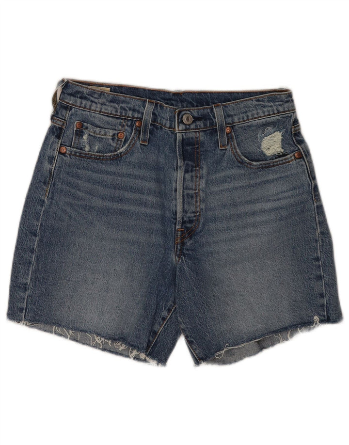 Pantaloni scurți Levi's 501 Denim W28 Medium Blue Bumbac