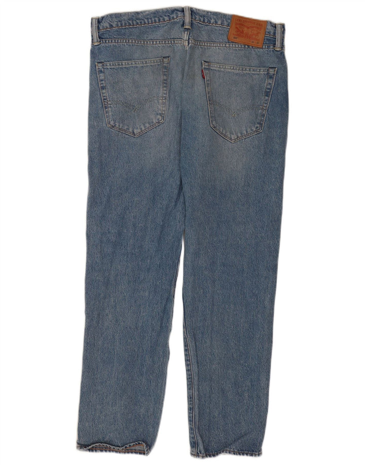 Blugi conici pentru bărbați Levi's 502 W34 L32 Bumbac albastru