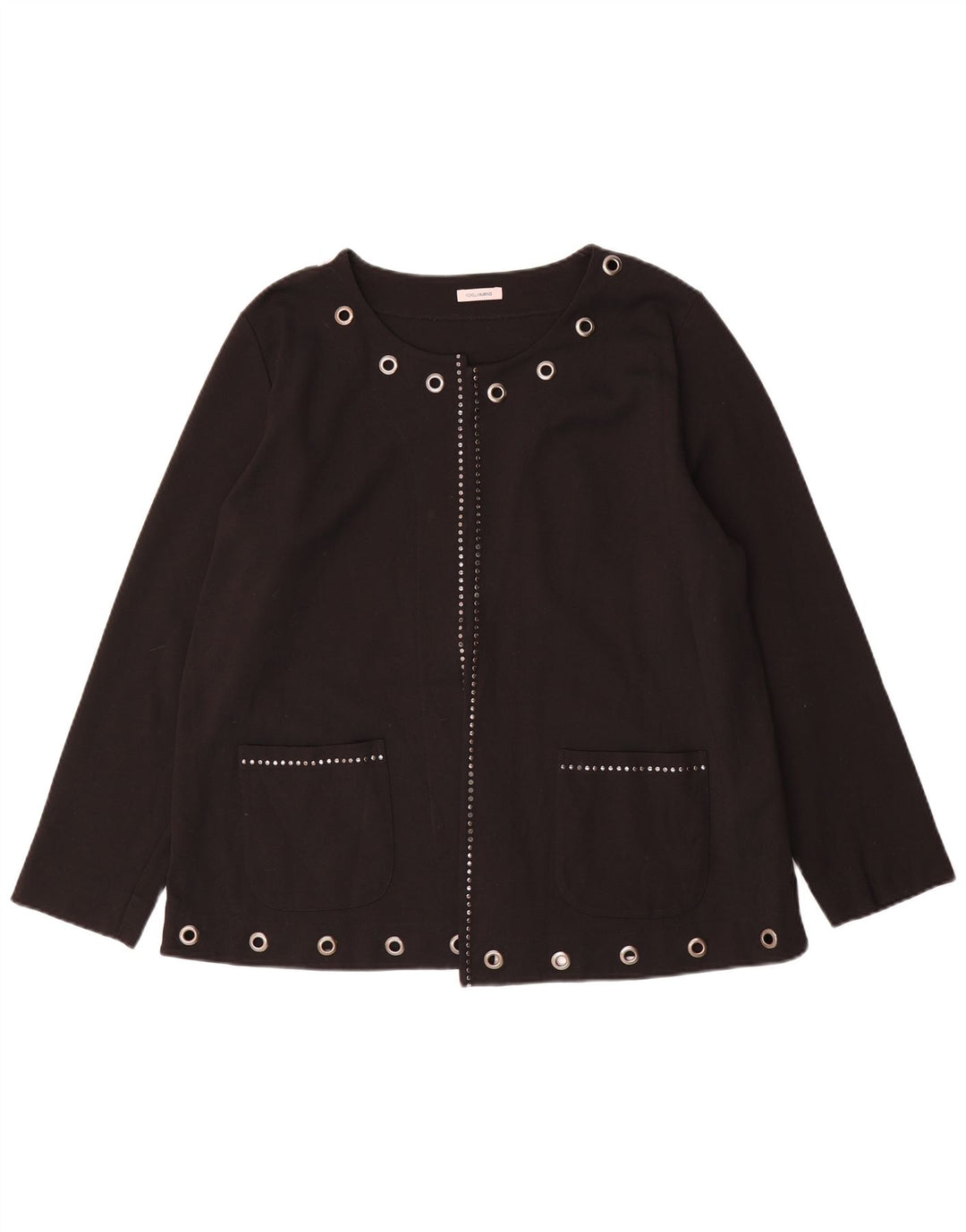 Fiorella Rubino Jachetă Blazer Oversized Open pentru femei UK 14 Medium Black