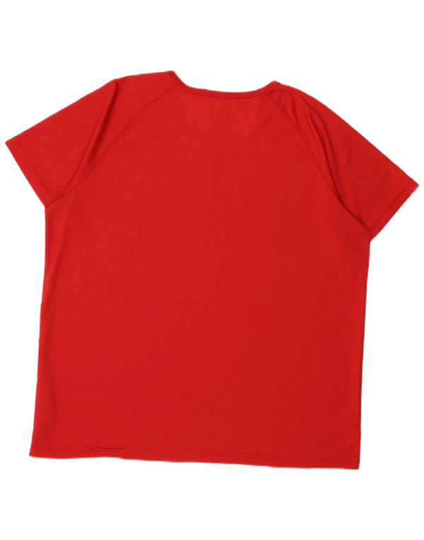Tricou IsoCool pentru bărbați Mountain Warehouse Top 3XL Poliester roșu