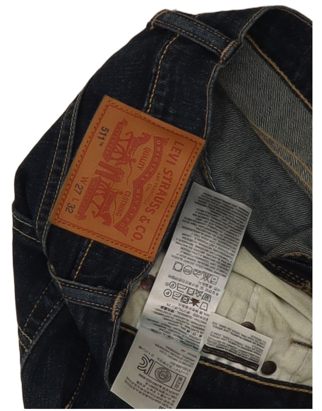 Blugi Levi's 511 Slim pentru femei W27 L32 bumbac bleumarin