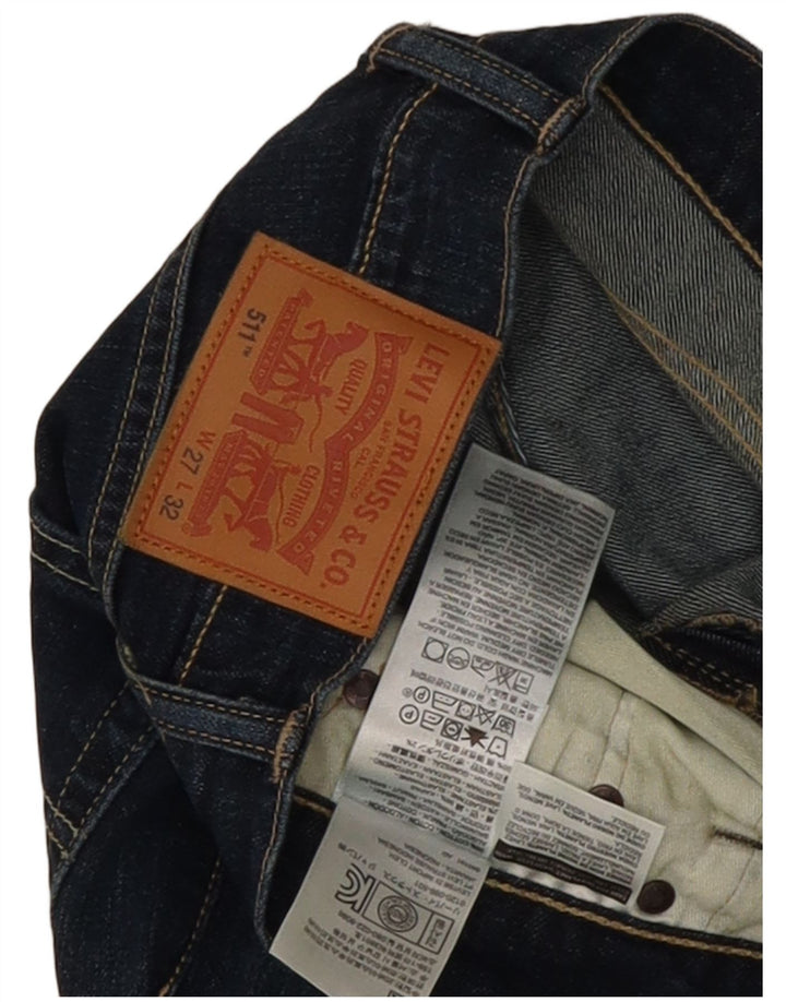 Blugi Levi's 511 Slim pentru femei W27 L32 bumbac bleumarin