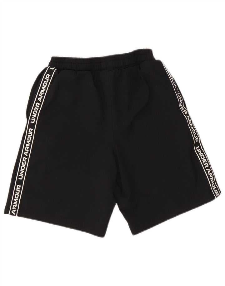 Pantaloni scurți sport Under Armour pentru băieți 9-10 ani poliester negru mediu