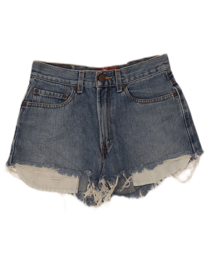 Pantaloni scurți din denim distressed LEVI'S pentru fete 569 loose fit 13-14 ani W27 albastru