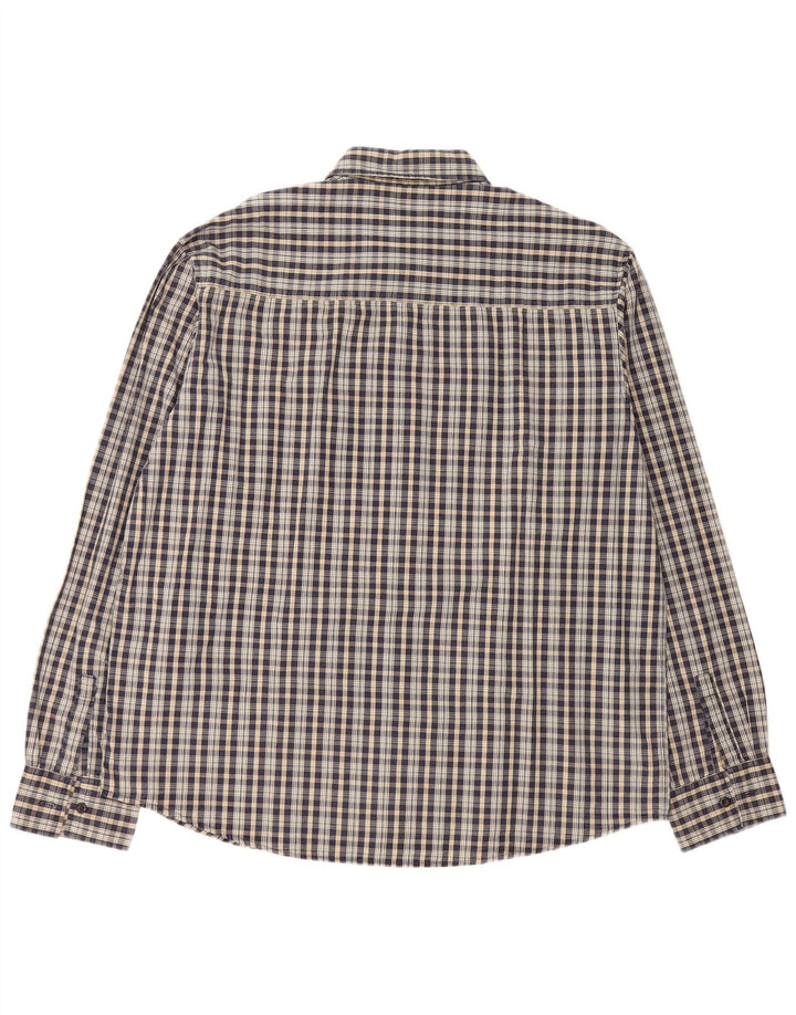 Cămașă pentru bărbați LEVI'S XL, poliester cu carouri bleumarin