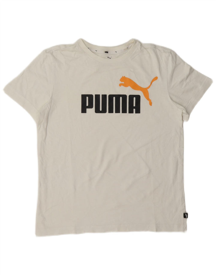 Tricou grafic Puma pentru băieți Top 15-16 ani alb