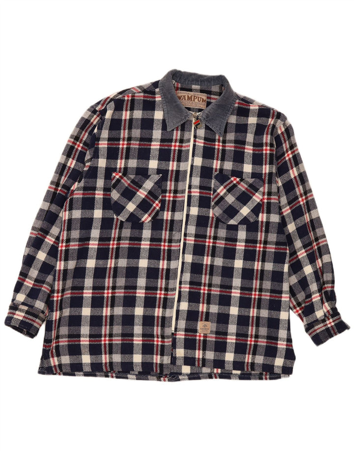 Cămașă de flanel pentru bărbați Wampum, 2XL, albastru bleumarin
