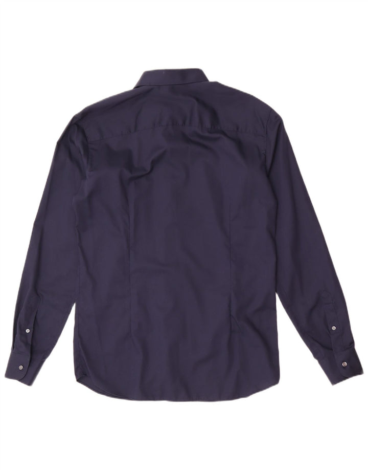 Cămașă Jack & Jones pentru bărbați, cu ajustare normală, din bumbac, albastru bleumarin mediu