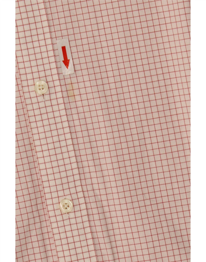 Cămașă pentru bărbați Vineyard Vines Classic Fit, bumbac cu carouri alb mediu