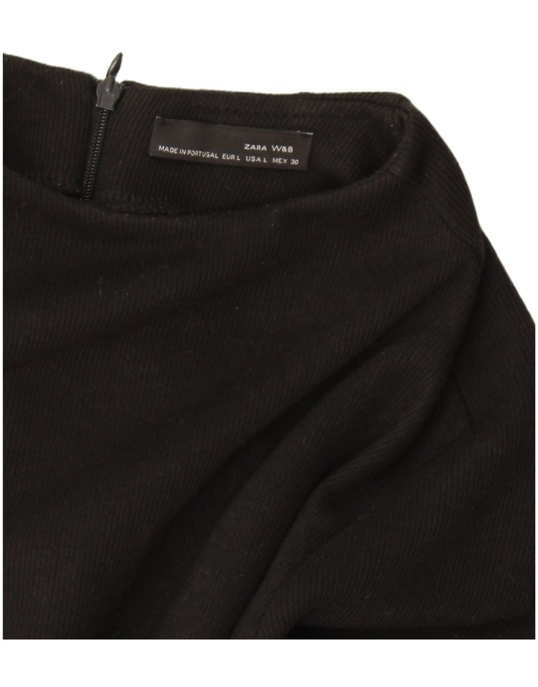 Rochie Pulover pentru Damă Zara UK 14 Mare Neagră