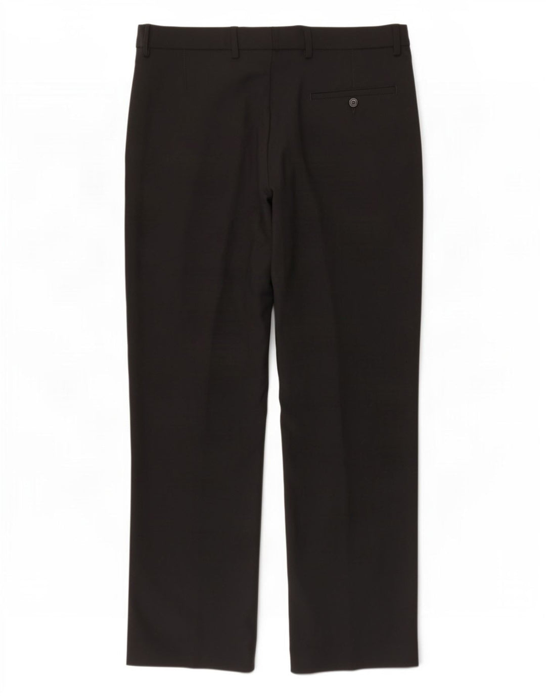 Marks & Spencer Pantaloni casual croiți pentru bărbați L34 L31 Poliester negru