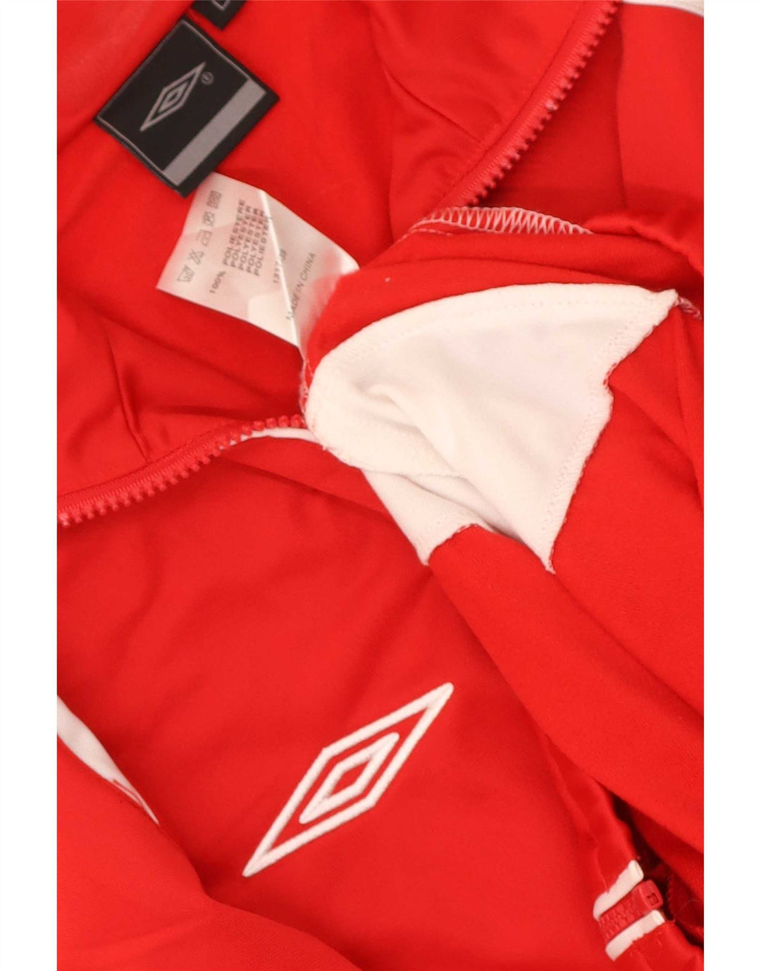 Jachetă de trening Umbro pentru bărbați, mare, roșu, din poliester