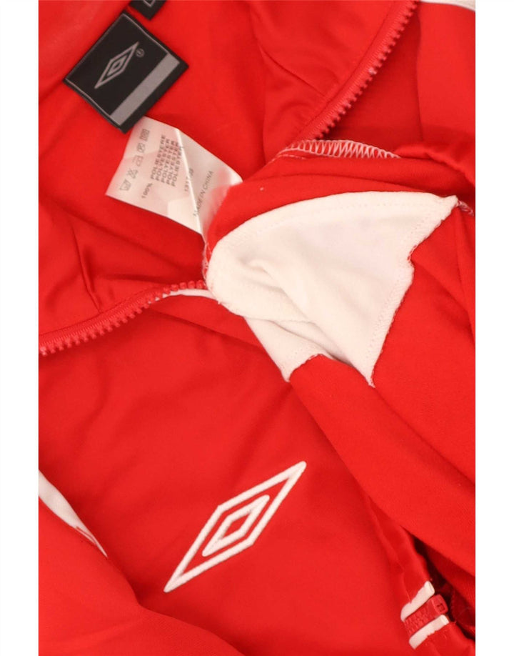 Jachetă de trening Umbro pentru bărbați, mare, roșu, din poliester