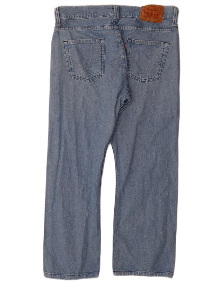Blugi drepti pentru bărbați Levi's 506 W34 L29 Bumbac albastru